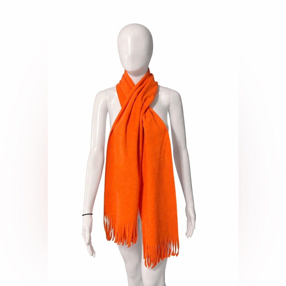 Old Navy Orange Fringe Scarf Wrap